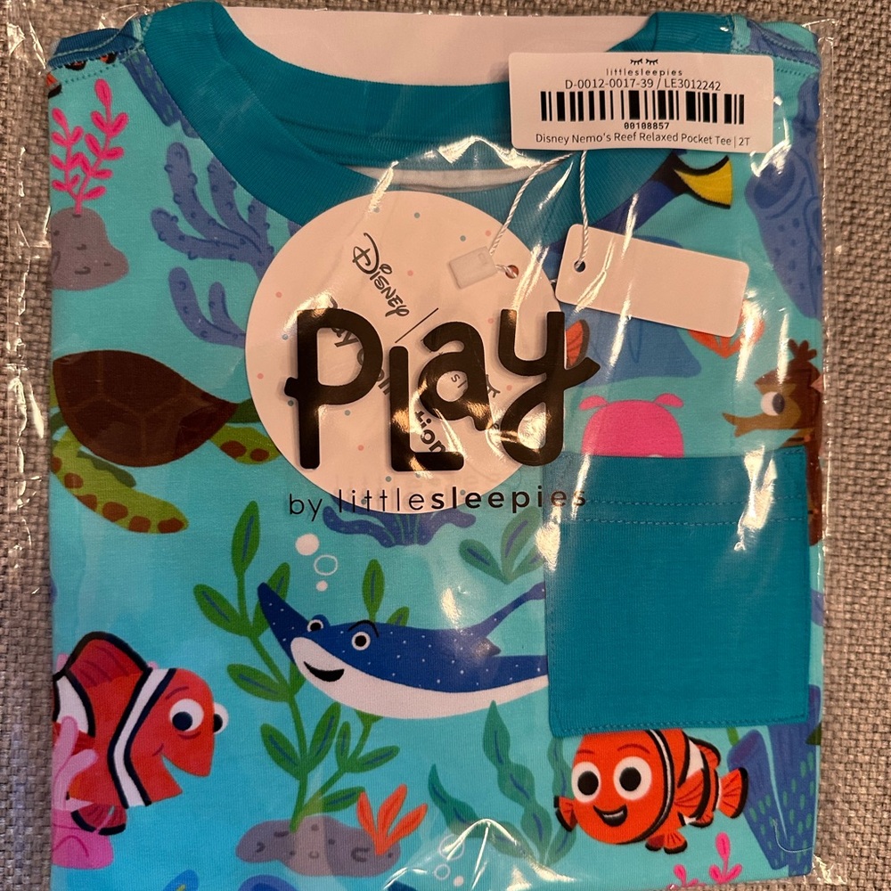 Little Sleepies Finding Nemo Relaxed Pocket Tee